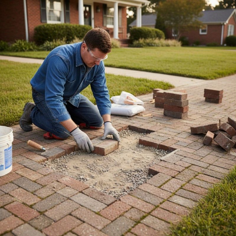 Brick And Stone Flatwork Repair Vs. Replacement For Commercial Properties